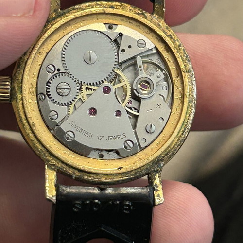 Nila Swiss Retro Watch 17 Jewels used, gold and silver