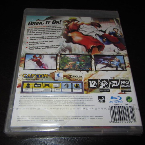 Street Fighter IV Sony PlayStation 3 παιχνίδι καινούργιο σφραγισμένο