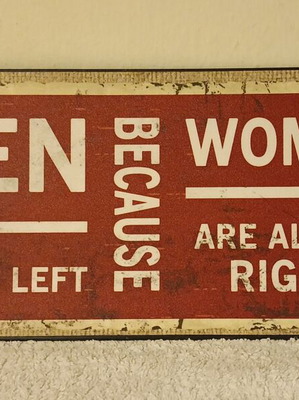 Metal Sign decorative plaque with quote new, 30x12 cm