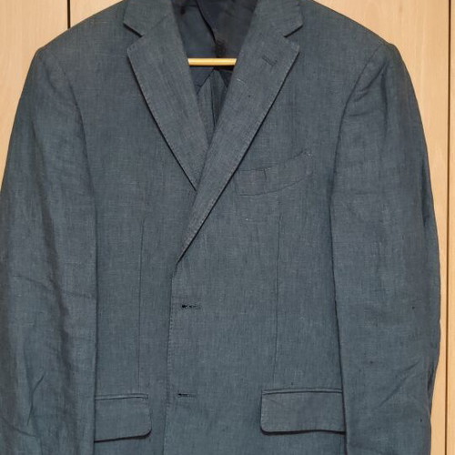 Linen suit Artisti Italiani used, size 50, blue