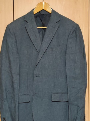 Linen suit Artisti Italiani used, size 50, blue