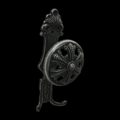 Vintage black coat hook new