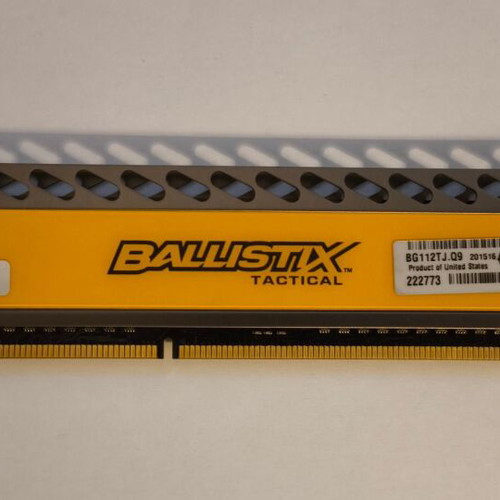 DDR3 Crucial BallistiX Tactical 4GB 1600MHz memory like new