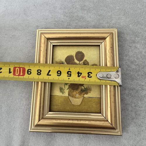 Van Gogh Sunflowers Mini Framed Magnet like new
