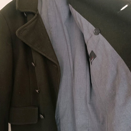 Zara Man coat green brown XL new