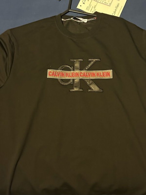 Calvin Klein sweatshirt without hood new, size L, black