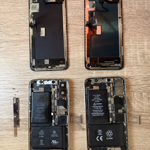 2x iPhone X 64GB for Repair or Parts, Clean iCloud