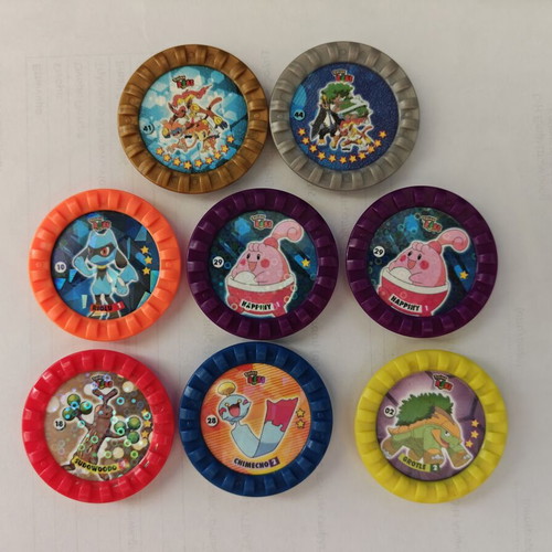 Pokemon roks, set of 8 pieces