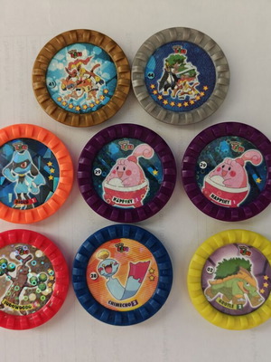 Pokemon roks, set of 8 pieces