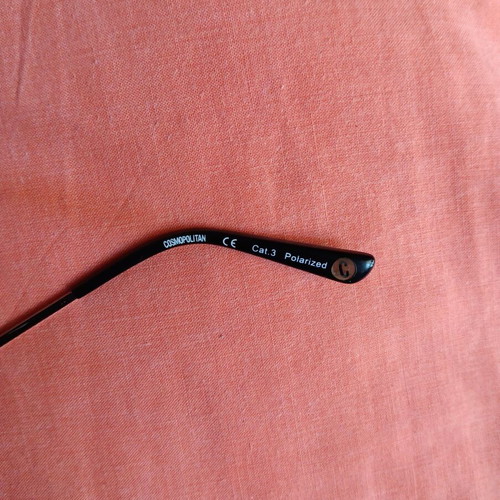 Women's sunglasses like new, black and gold
