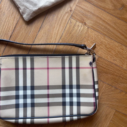 Burberry Nova Check Mini Shoulder Bag beige like new