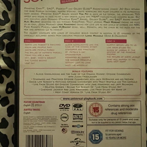 30 Rock DVD boxset like new, seasons 1-4