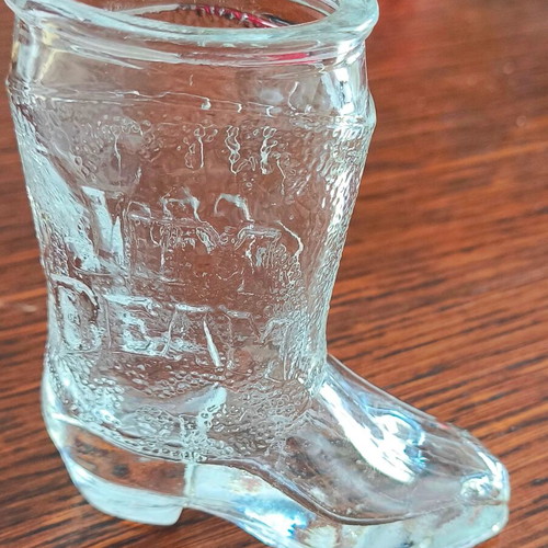 JIM BEAM Collectible Glass Shot Like New