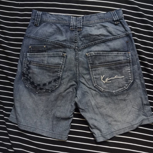 Karl Kani jorts size 34, like new, blue