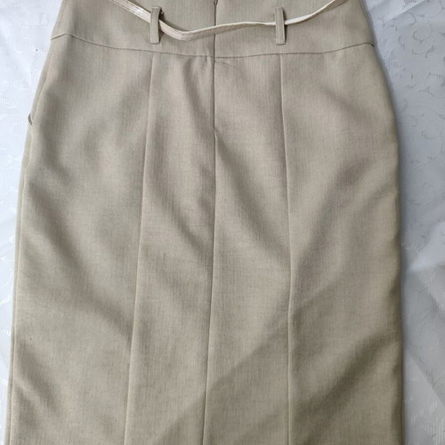 Paranoia beige skirt knee-length like new