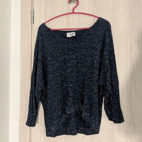 Woolen shirt like new with silver details, size M