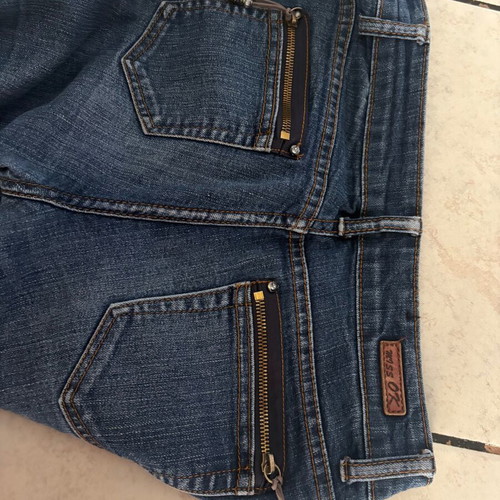 Miss OK jeans size 38 medium blue denim like new