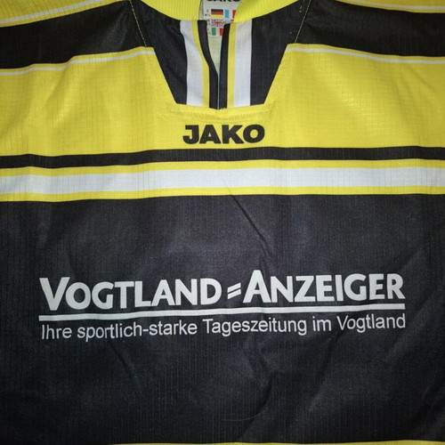 JAKO Schwarz-Gold Raschau retro football shirt like new