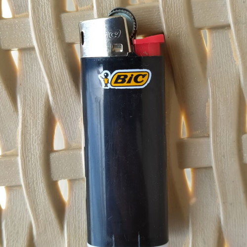 Lighters used, pack of 6 with 2 refill adapters, empty Bic