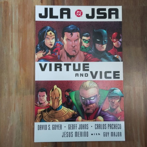 JLA/JSA Virtue and Vice graphic novel used