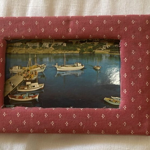 Laura Ashley handmade frames set of 2, new with fabric
