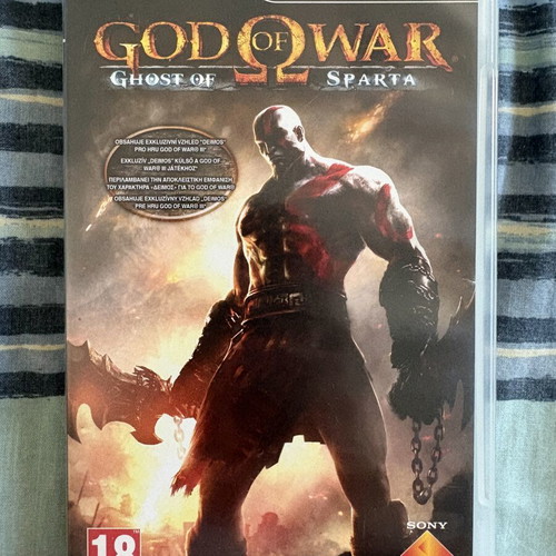 God of War PSP game used, Sony PlayStation Portable