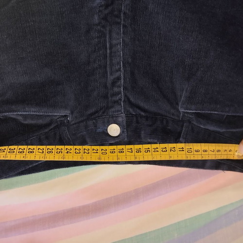 Talbots blue corduroy velvet pants used, size S