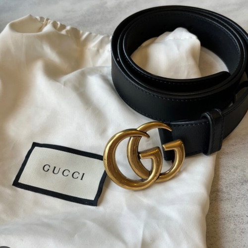 Gucci Marmont belt new, black, size 80
