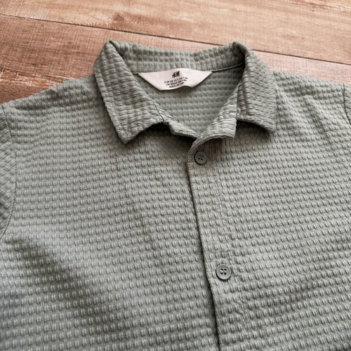 H&M boys' set like new, green, size 7-8 years