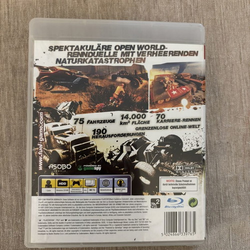 Fuel PlayStation 3 PS3 game used, complete