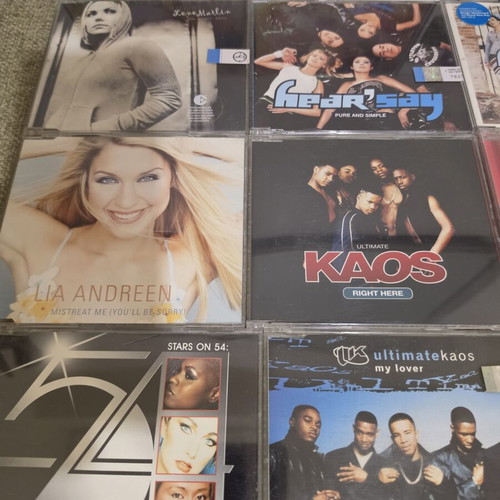 Pop and R&B CD singles, pack of 12