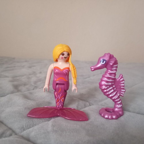 Playmobil mermaid with seahorse like new