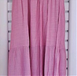 φόρεμα ροζ  one size ( medium & large)