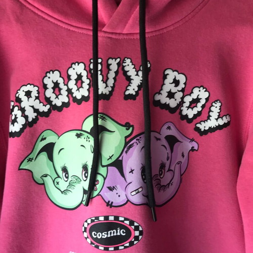 Bershka pink hoodie like new, size M