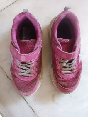 Geox girl sneakers size 29 used, pink multicolor