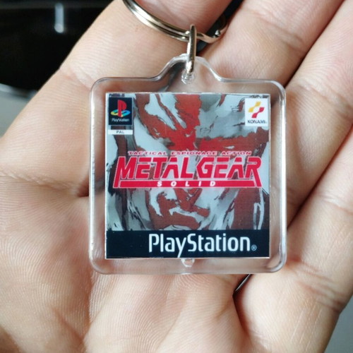 Metal Gear Solid PS1 acrylic keychain