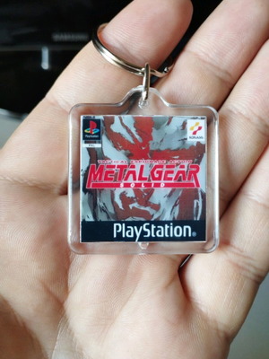 Metal Gear Solid PS1 acrylic keychain