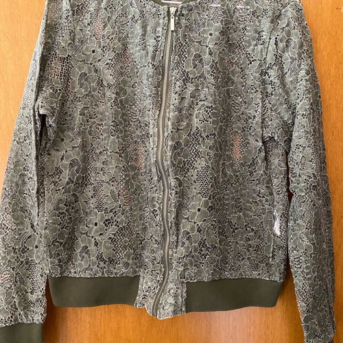 Zara lace jacket khaki like new