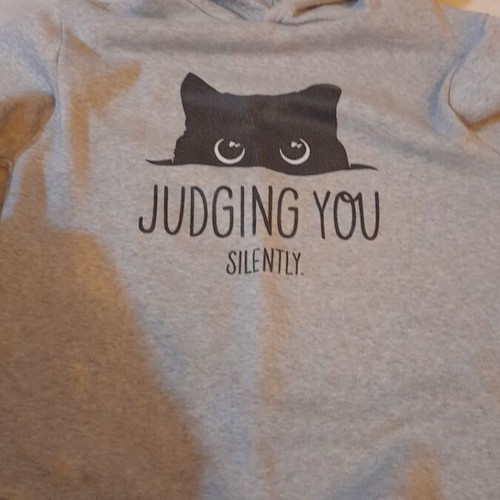 Children's grey hoodie with hood and fleece lining like new