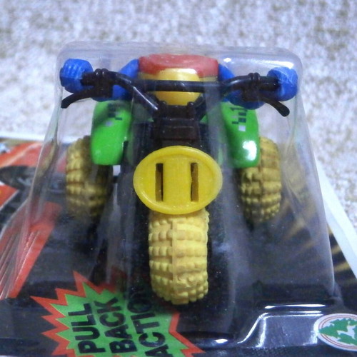 Three-Wheel Motorcycle new sealed, pack of 2, vintage plastic pull back