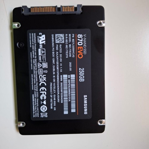 Samsung 870 Evo 250GB 2.5'' SATA III SSD