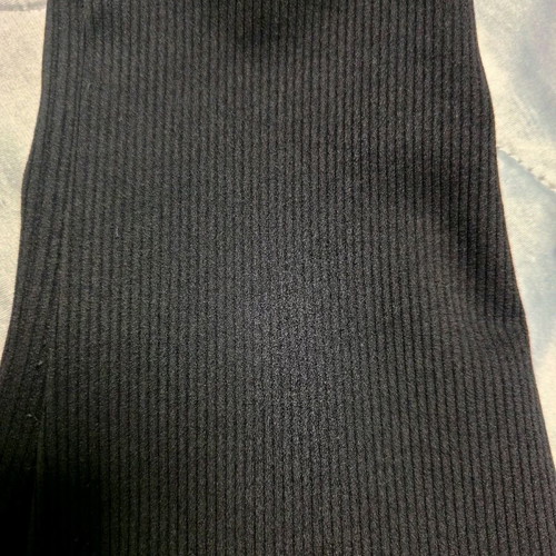 Ribbed skinny flare pants black like new for girls 13-14 years