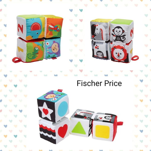 Fischer Price soft cubes like new