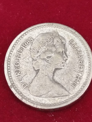 1 Pound 1983 used, Elizabeth II