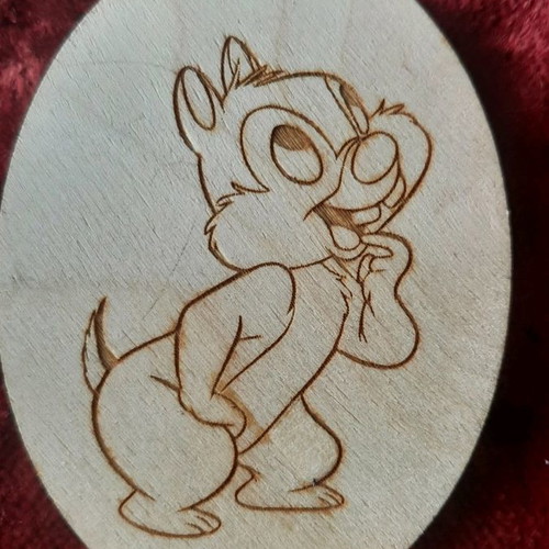 Wooden magnet used