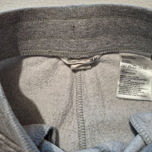H&M Kids' Sweatpants used, gray, size 6-7 years