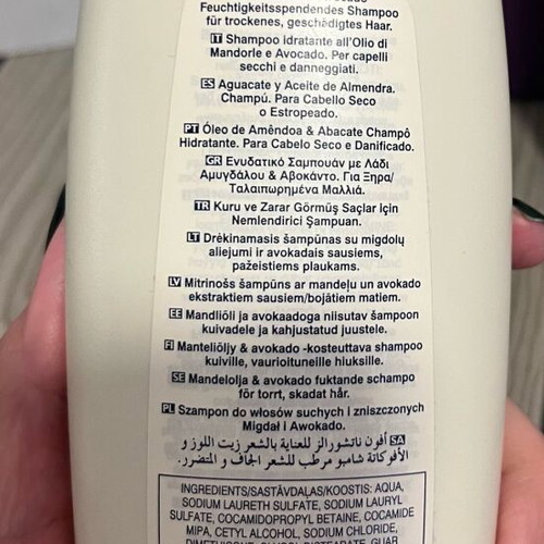 Avon shampoo and conditioner set with almond oil and avocado new