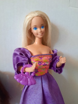 Barbie Dance Magic 1989 doll used with accessories Mattel