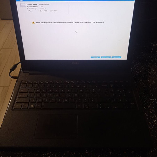 Dell 15" laptop used, Intel N5000, 8GB RAM, 120GB SSD Kingston