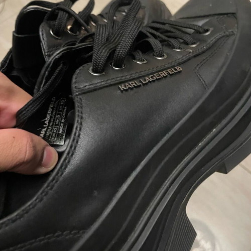 Karl Lagerfeld chunky sneakers like new, black, size 43